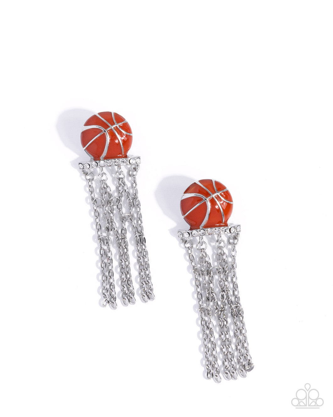 Slam Dunk Shimmer - Orange Earring