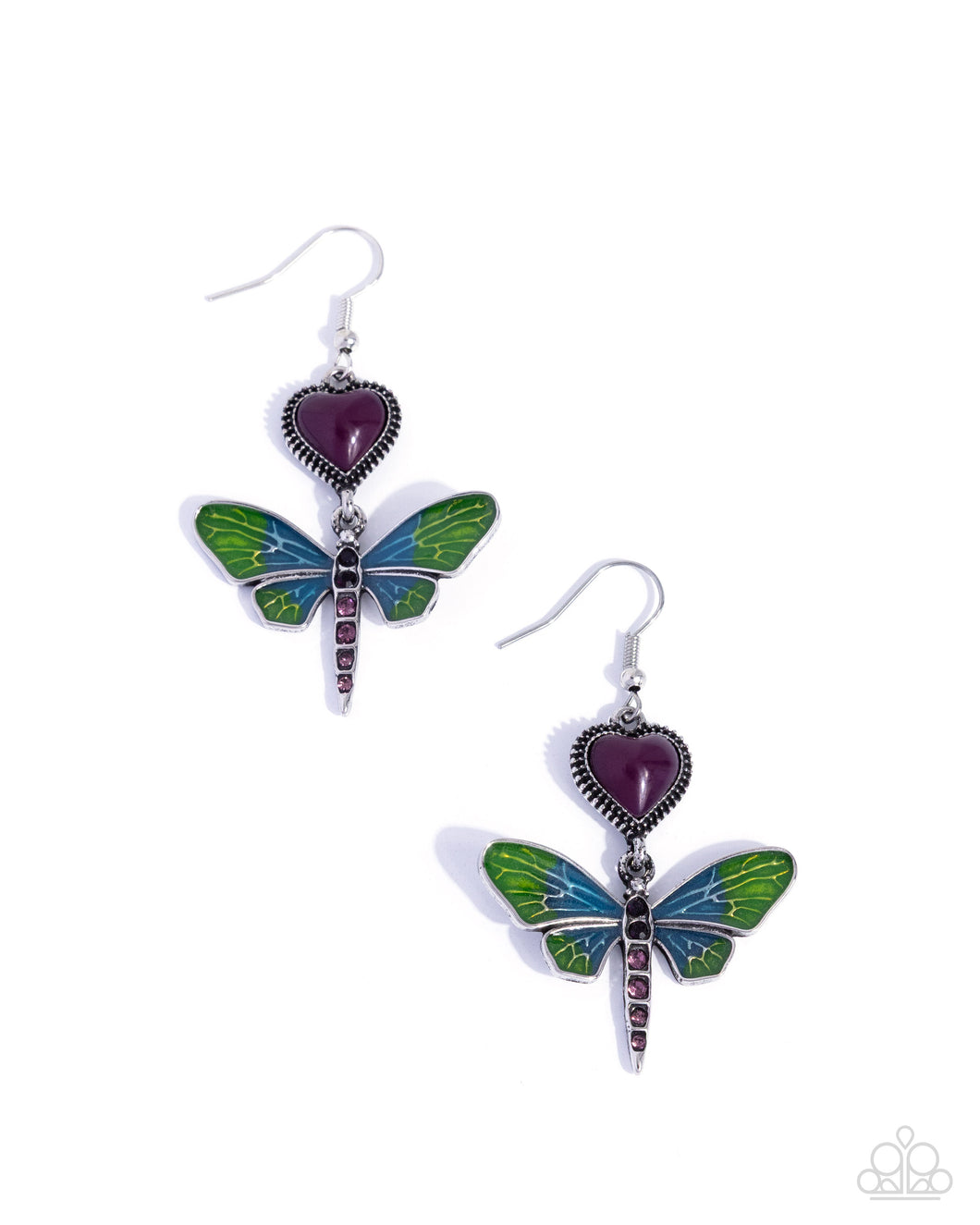 Dragonfly Devotion - Purple Earring