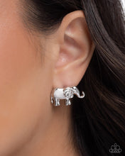 Load image into Gallery viewer, Elephant Eloquence - Silver Earring
