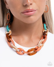 Load image into Gallery viewer, Perfected Color - Orange Necklace
