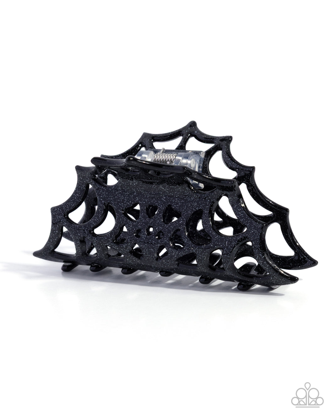 Spiderweb Season - Black Claw Clip