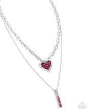 Load image into Gallery viewer, Valentines Volume - Red (Heart) Necklace
