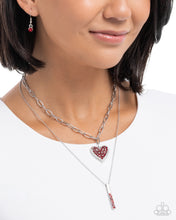 Load image into Gallery viewer, Valentines Volume - Red (Heart) Necklace
