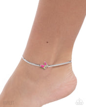 Load image into Gallery viewer, Aerial Atmosphere - Pink (Butterfly) Anklet
