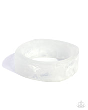 Load image into Gallery viewer, Reflective Runway - White (Acrylic) Bracelet
