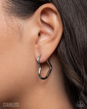 Load image into Gallery viewer, Smitten Sass - Silver Hoop Earring

