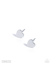 Load image into Gallery viewer, Affectionate Advocate - Silver (Stainless Steel Heart) Post Earring
