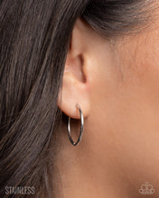 Load image into Gallery viewer, Sinuously Slow - Silver (Stainless Steel) Earring

