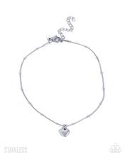 Load image into Gallery viewer, Unrequited Crush - Silver (Stainless Steel) Anklet
