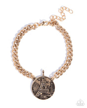 Load image into Gallery viewer, Eiffel Tower Effect - Gold Bracelet
