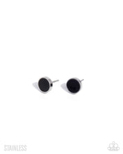 Load image into Gallery viewer, Daring Dimension - Black (Stainless Steel) Post Earring
