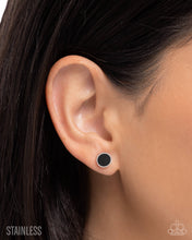 Load image into Gallery viewer, Daring Dimension - Black (Stainless Steel) Post Earring
