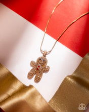 Load image into Gallery viewer, Gingerbread Glam - Gold Necklace
