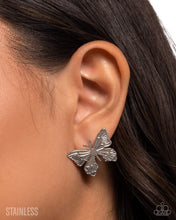 Load image into Gallery viewer, Soaring Sensation - Silver (Butterfly) Post Earring
