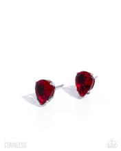 Load image into Gallery viewer, Teardrop Transit - Red Post Earring
