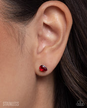 Load image into Gallery viewer, Teardrop Transit - Red Post Earring
