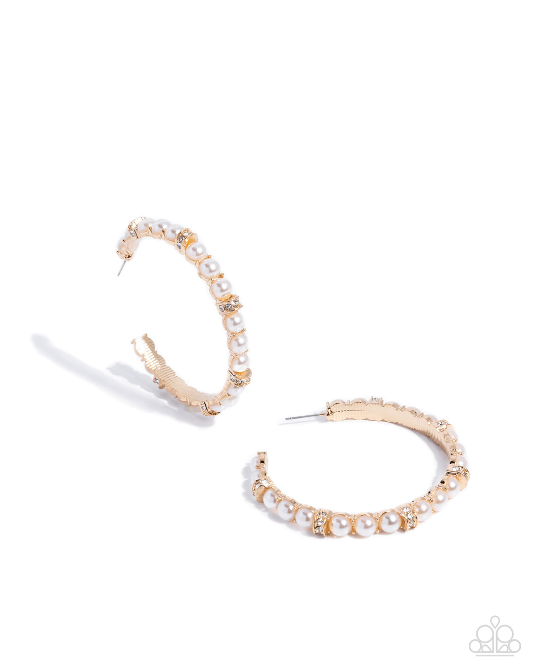 Classical Ballet - Gold (White Pearl) Earring