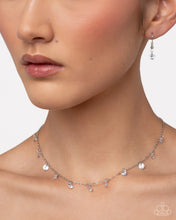 Load image into Gallery viewer, Completely Courted - White (Rhinestone):Courting Ceremony - White Necklace,Courting Crush - White Bracelet and Courting Custom - White Earring (BB-WT-MD)
