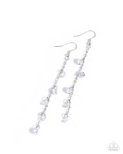 Load image into Gallery viewer, Completely Courted - White (Rhinestone):Courting Ceremony - White Necklace,Courting Crush - White Bracelet and Courting Custom - White Earring (BB-WT-MD)
