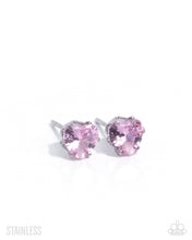 Load image into Gallery viewer, Simple Sweetheart - Pink Post (Stainless Steel) Earring
