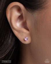 Load image into Gallery viewer, Simple Sweetheart - Pink Post (Stainless Steel) Earring
