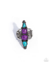 Load image into Gallery viewer, Suitably Santa Fe - Purple (Turquoise) Ring
