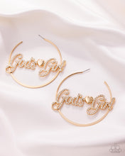 Load image into Gallery viewer, Shine with Purpose - Gold (God's Girl) Hoop Earring

