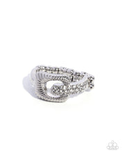 Load image into Gallery viewer, Captivating Confidence - White (Belt Buckle) Ring
