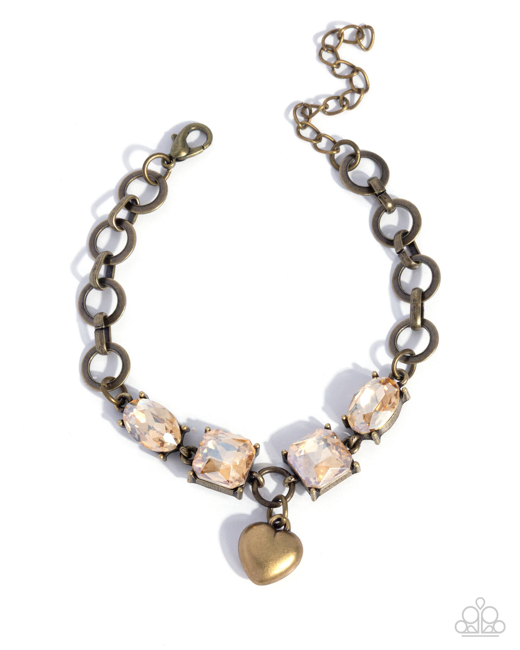 Romantic Rescue - Brass Bracelet