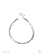 Load image into Gallery viewer, Fighting Fact - Silver (Stainless Steel) Bracelet
