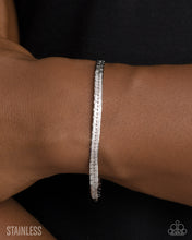 Load image into Gallery viewer, Fighting Fact - Silver (Stainless Steel) Bracelet
