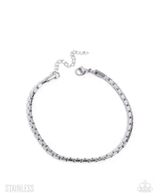 Load image into Gallery viewer, Formidably Fastened - Silver (Stainless Steel) Bracelet
