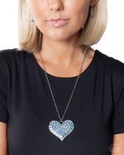 Load image into Gallery viewer, Huge Heart - Blue (Heart) Necklace
