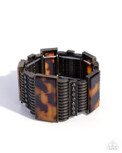 Load image into Gallery viewer, Audacious Pattern - Brass (Tortoiseshell) Bracelet
