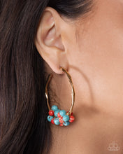 Load image into Gallery viewer, Eclectic Echo - Red (Turquoise) Earring
