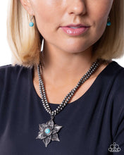 Load image into Gallery viewer, Santa Fe Socialite - Blue (Turquoise) Necklace
