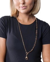 Load image into Gallery viewer, Romantic Horoscope - Gold Heart Lanyard Necklace
