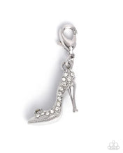 Load image into Gallery viewer, Forever Fairy Tale - Rhodium Plated High Heel Shoe Charm
