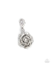 Load image into Gallery viewer, Garden Glance - Rhodium Plated Silver Rose Charm
