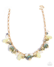 Load image into Gallery viewer, Dreamy Duet - Green Set: Dreamy Decadence - Green Necklace and Dreamy Delivery - Green Bracelet  (BB-GR-NG)
