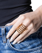 Load image into Gallery viewer, Trailblazing Tiers - Gold Ring
