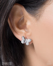 Load image into Gallery viewer, Monarch Moment - Silver (Stainless Steel Butterfly) Post Earrings
