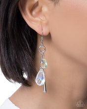 Load image into Gallery viewer, Sophisticated Status - White (Iridescent) Earring
