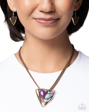Load image into Gallery viewer, Runaway Rusticity - Purple Necklace
