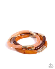 Load image into Gallery viewer, Cheerful Comeback - Orange (Acrylic) Bracelet

