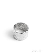 Load image into Gallery viewer, Forgée - Size 8 -  Rhodium Ring
