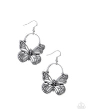 Load image into Gallery viewer, Aerial Arrival - Silver (Butterfly) Earring
