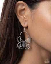 Load image into Gallery viewer, Aerial Arrival - Silver (Butterfly) Earring
