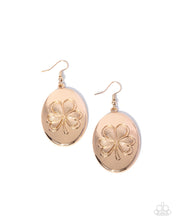 Load image into Gallery viewer, Fortunate Fair - Gold (Clover) Earring
