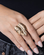 Load image into Gallery viewer, Lavish Leaf - Gold Ring
